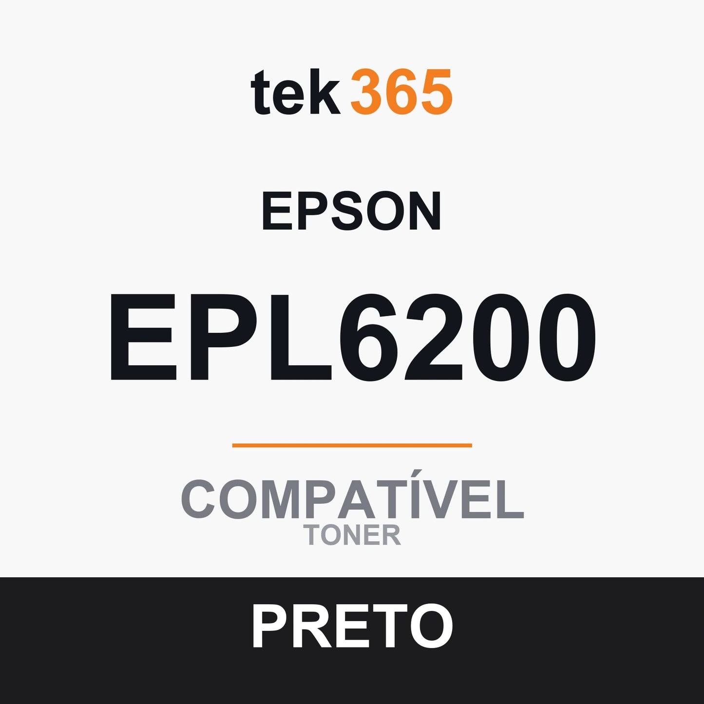 Tambor de imagem compatível Epson Aculaser M1200/EPL6200 Preto