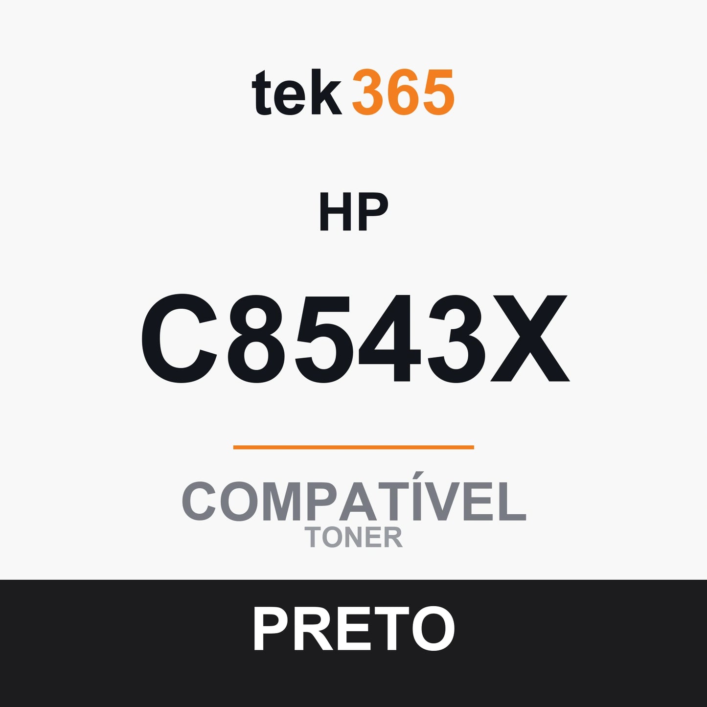 Toner Compativel HP C8543X-PRETO-BLACK Preto