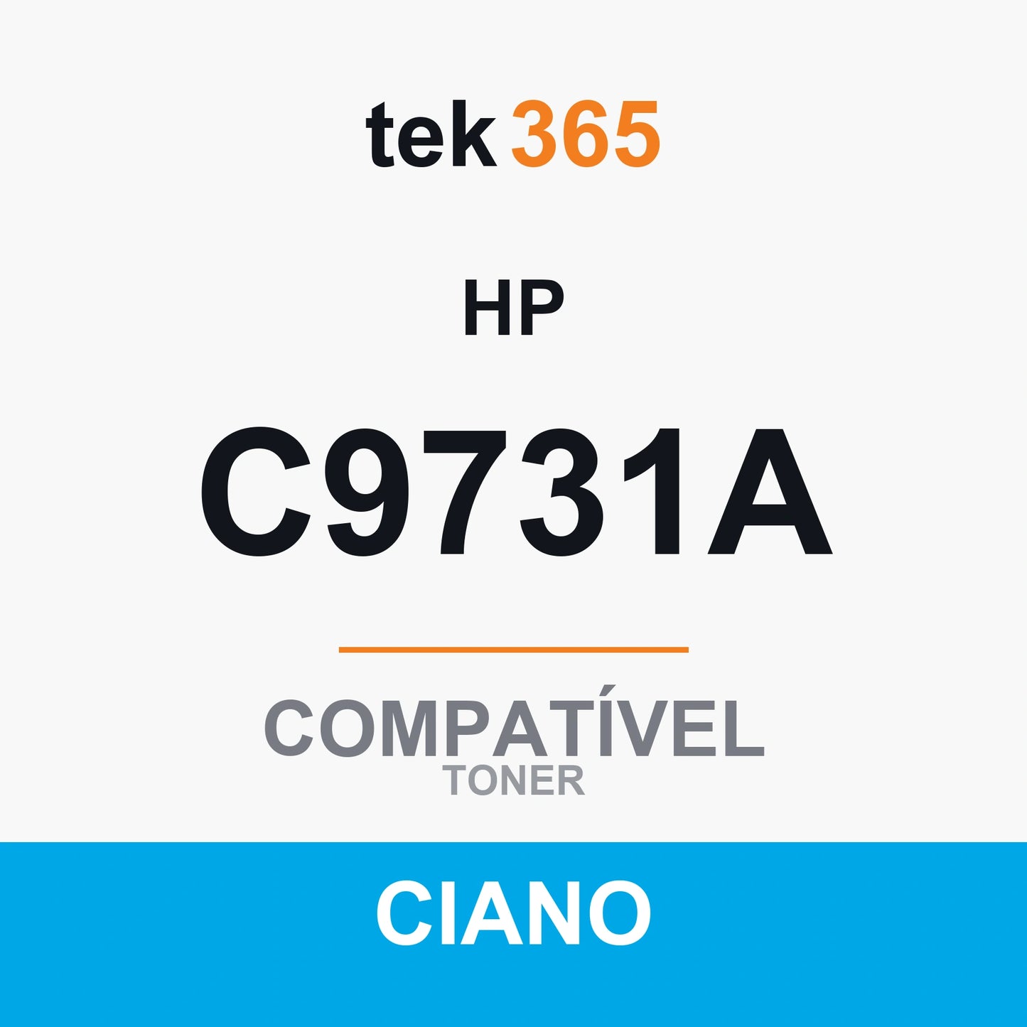 Toner Compativel HP C9731A-CIANO-CYAN Ciano