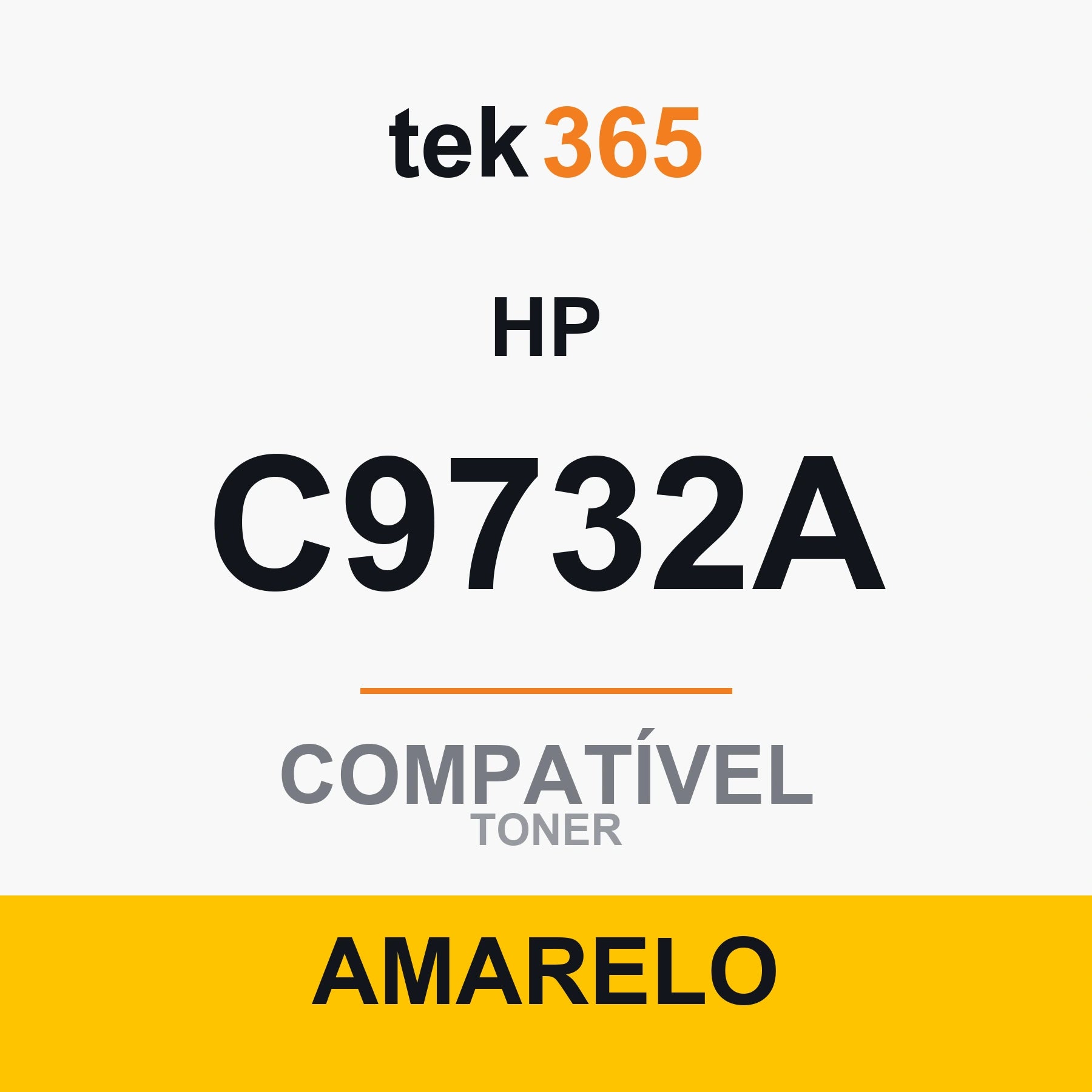 Toner Compativel HP C9732A-AMARELO-YELLOW Amarelo