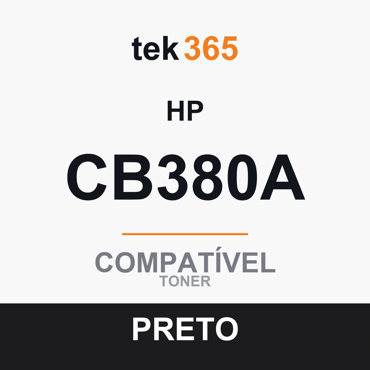 Toner Compativel HP CB380A-PRETO-BLACK Preto