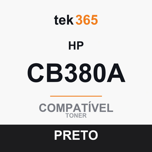 Toner Compativel HP CB380A-PRETO-BLACK Preto