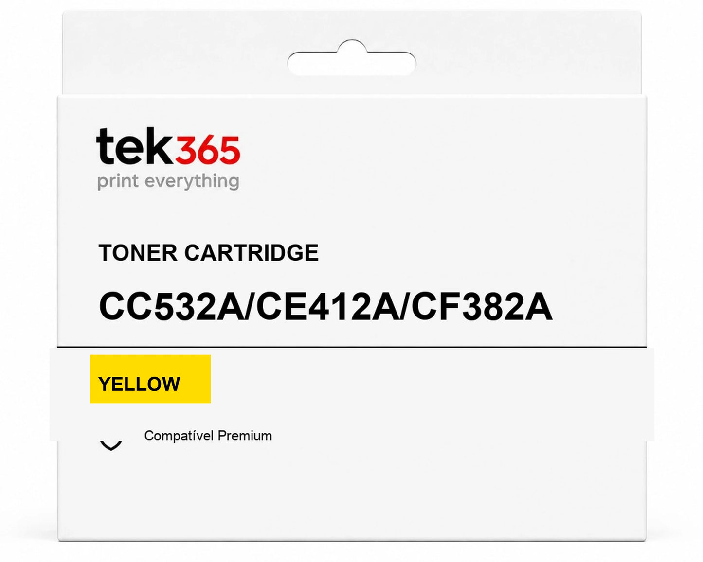 Toner compatível HP CC532A/CE412A/CF382A Amarelo