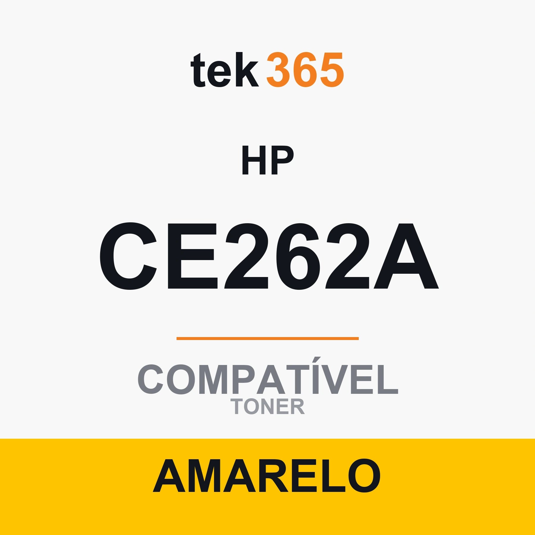 Toner Compativel HP CE262A-AMARELO-YELLOW Amarelo