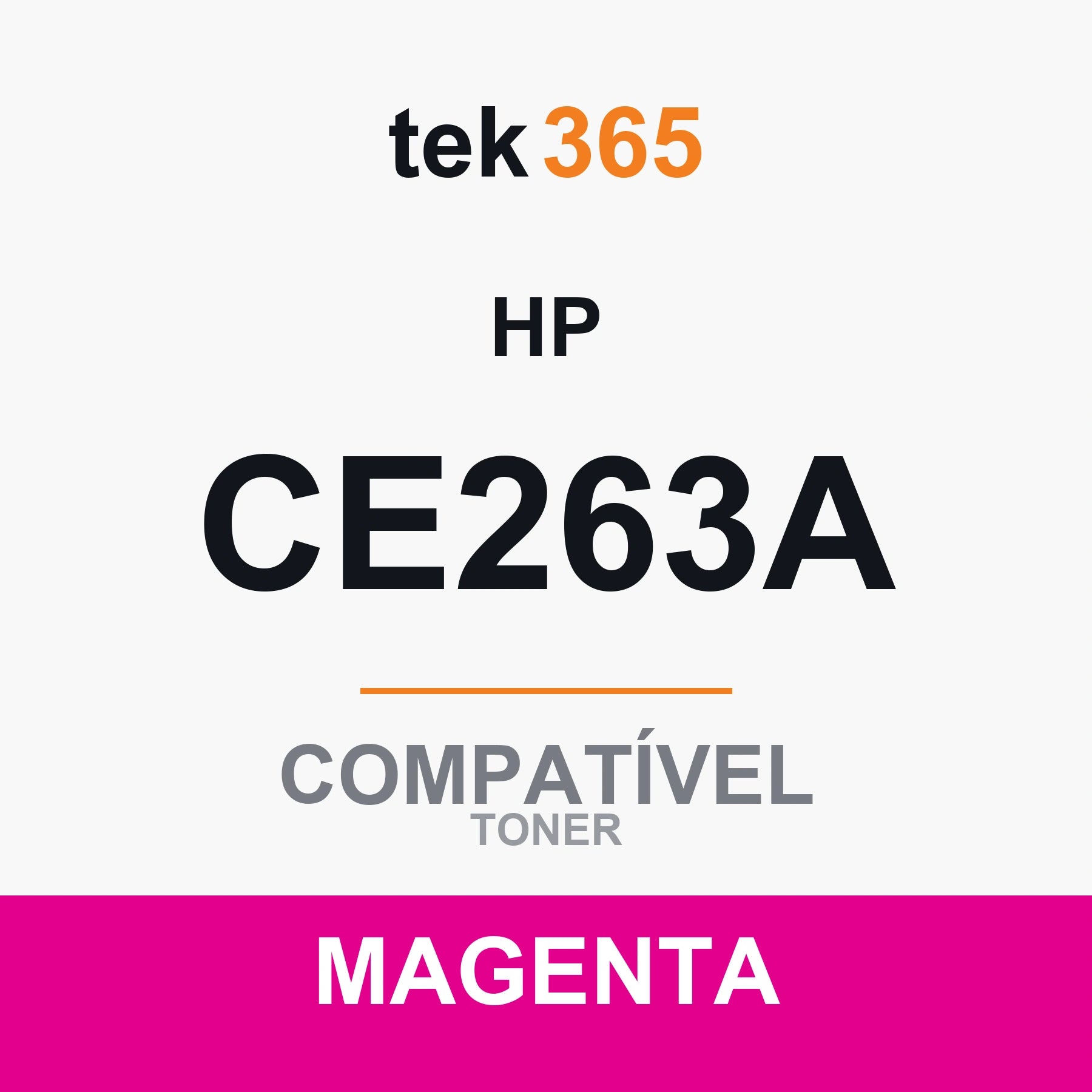 Toner Compativel HP CE263A-MAGENTA-MAGENTA Magenta