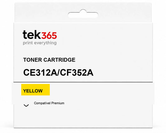 Toner compatível HP CE312A/CF352A Amarelo