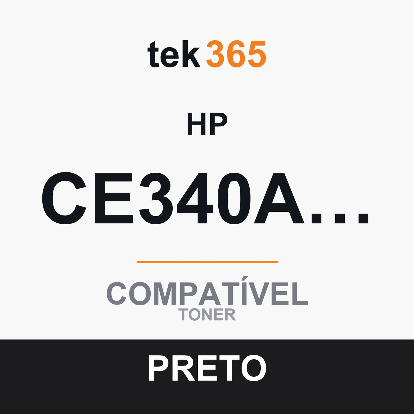 Toner Compativel HP CE340A-CE740A-CE270A-BLACK Preto