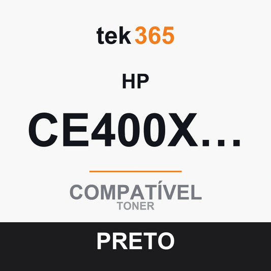 Toner Compativel HP CE400X-CE400A-CE250X-BLACK Preto