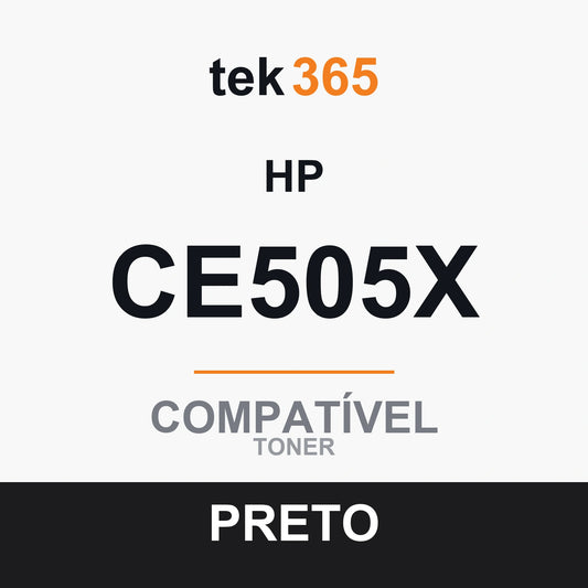 Toner Compativel HP CE505X-PRETO-BLACK Preto
