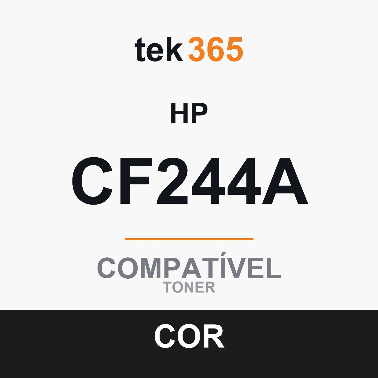 Toner original HP CF244A Preto