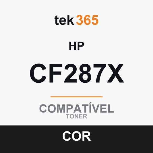 Toner compatível HP CF287X Preto