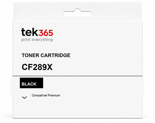 Toner compatível HP CF289X Preto