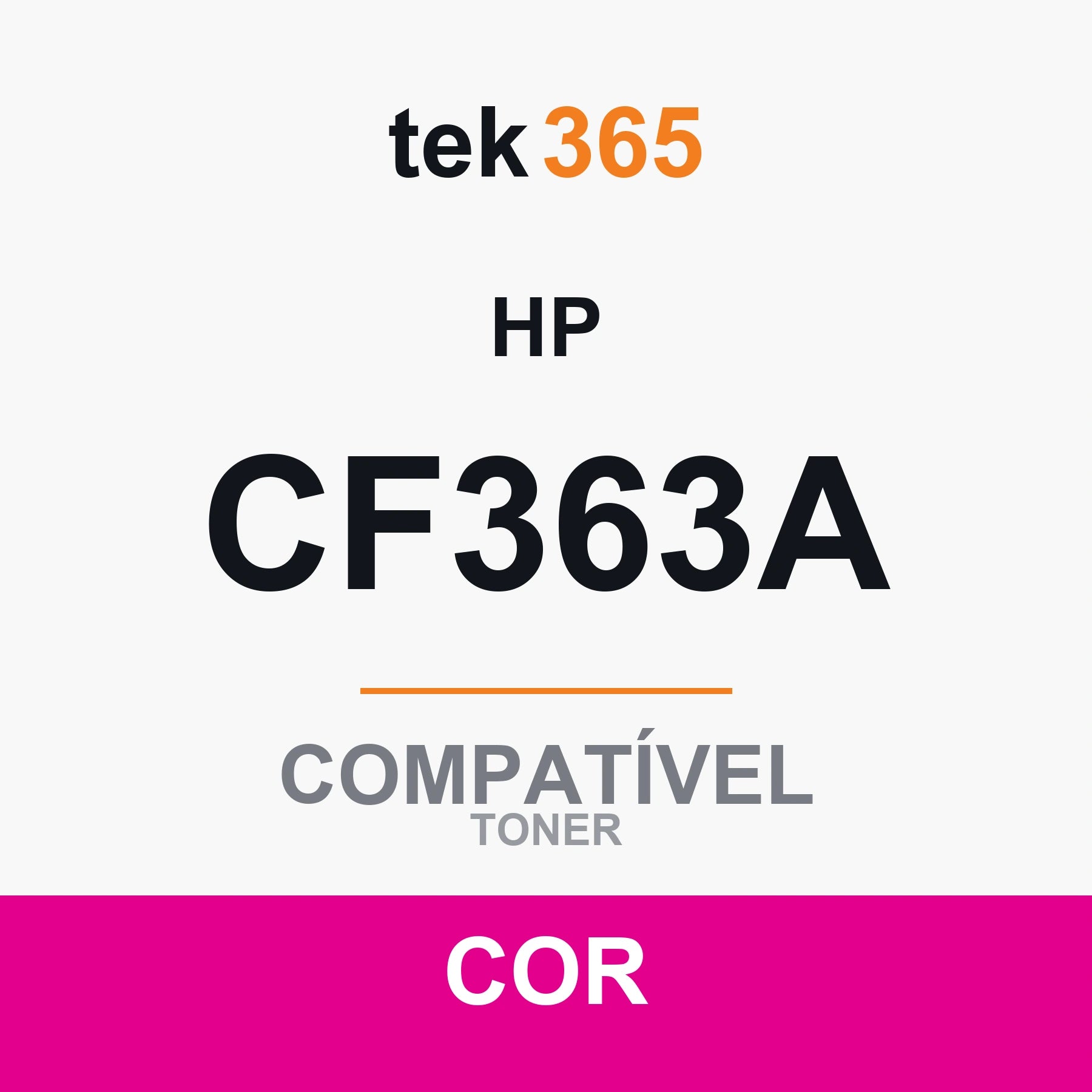 Toner compatível HP CF363A Magenta