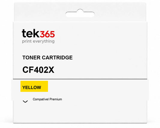 Toner compatível HP CF402X/CF402A/CF542X/CF542A Amarelo