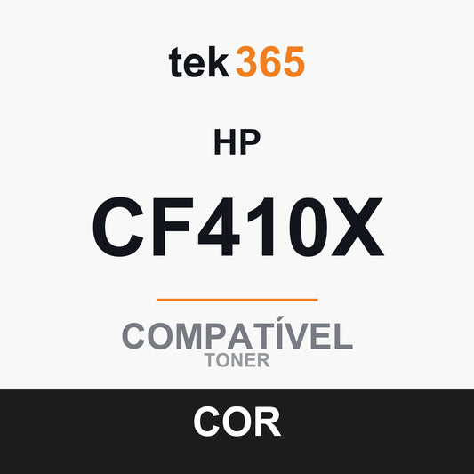Toner compatível HP CF410X/CF410A Preto