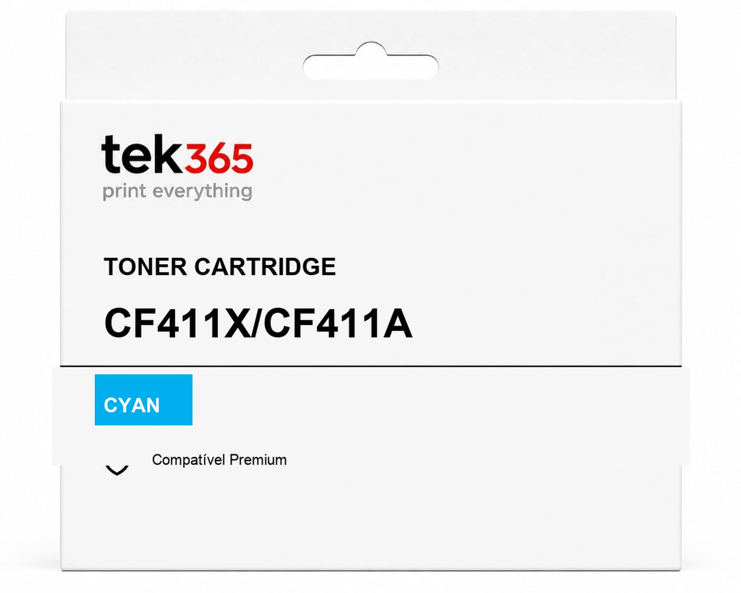 Toner compatível HP CF411X/CF411A Ciano