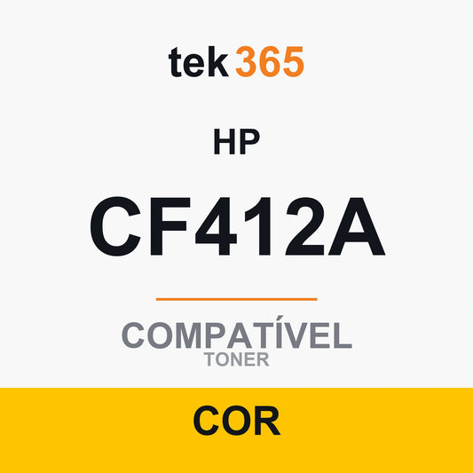Toner original HP CF412A Amarelo