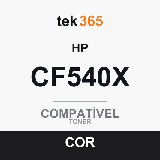 Toner original HP CF540X Preto