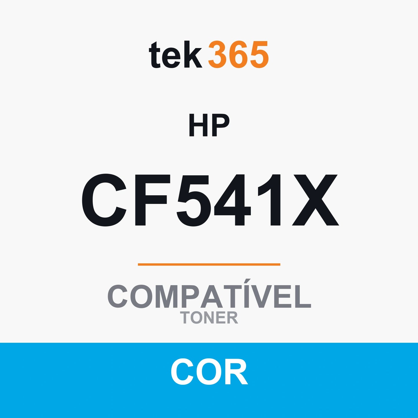 Toner compatível HP CF541X Ciano