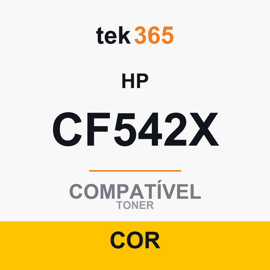 Toner original HP CF542X Amarelo