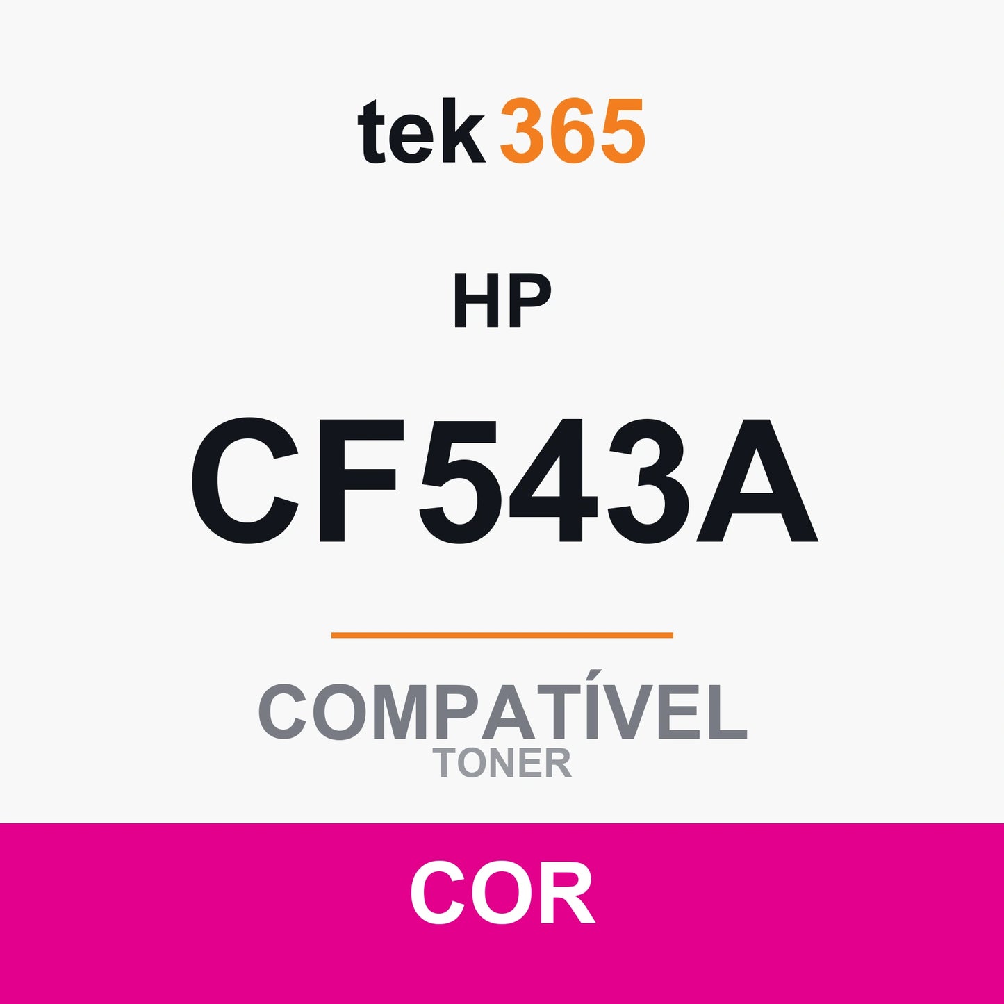 Toner original HP CF543X Magenta