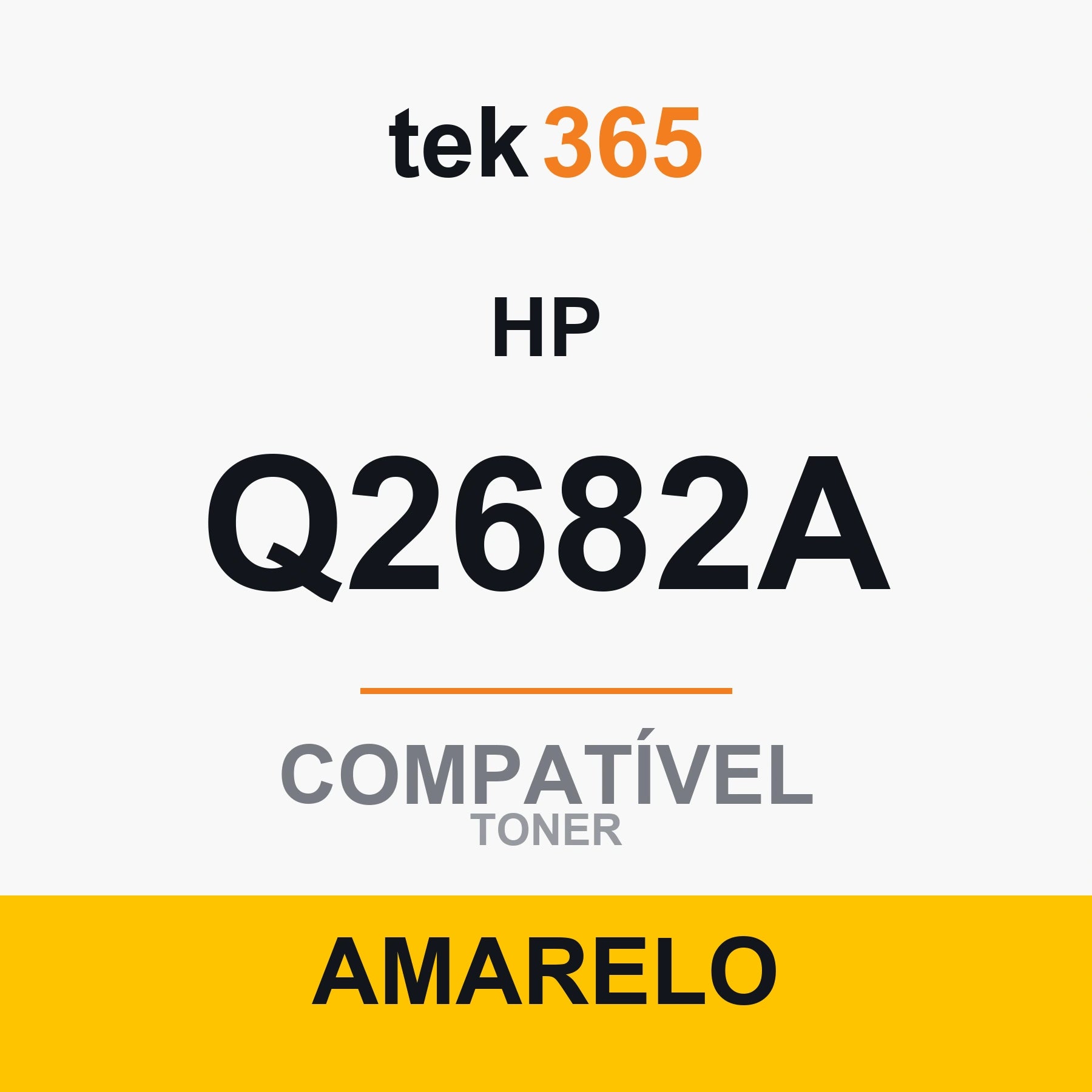 Toner Compativel HP Q2682A-AMARELO-YELLOW Amarelo