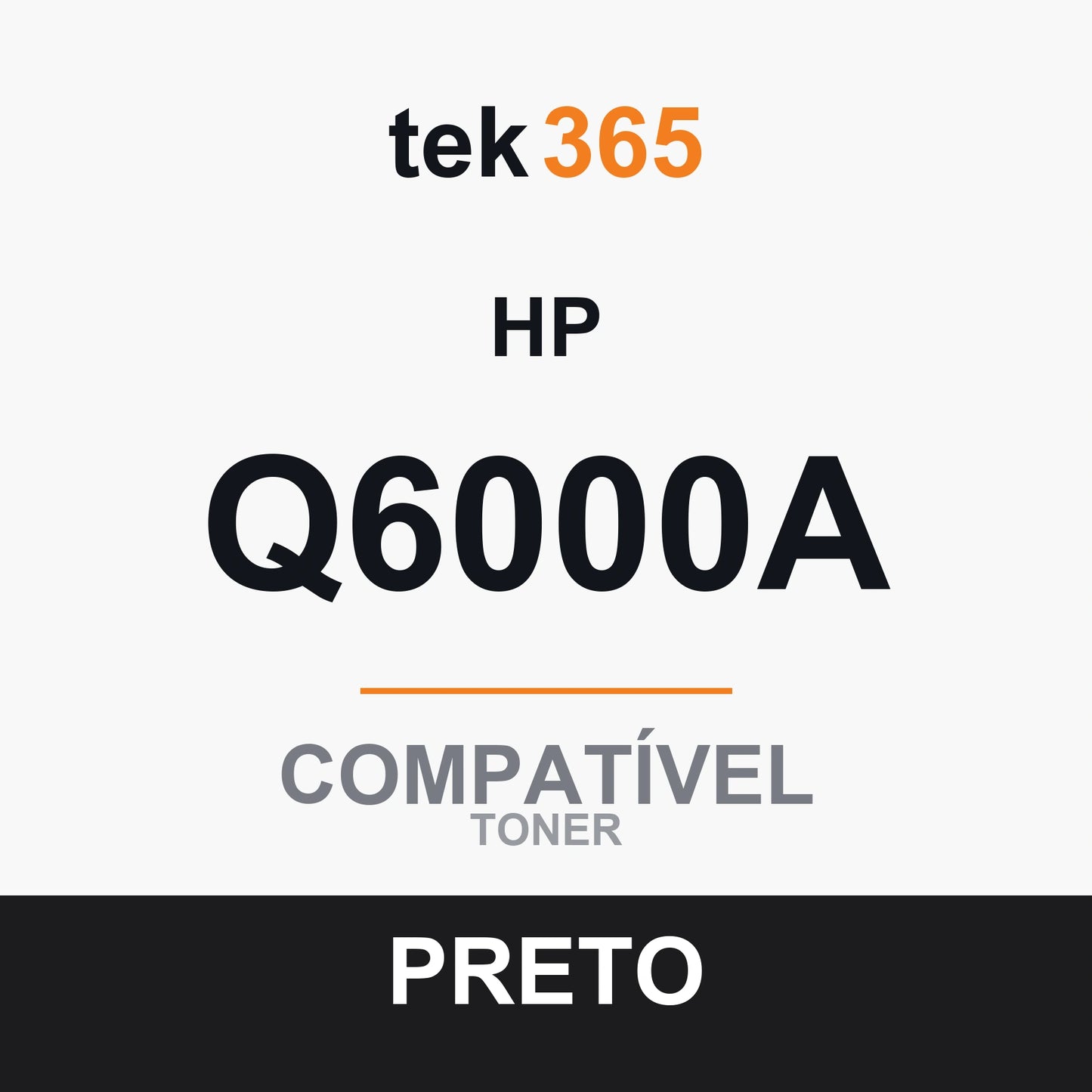 Toner Compativel HP Q6000A-PRETO-BLACK Preto