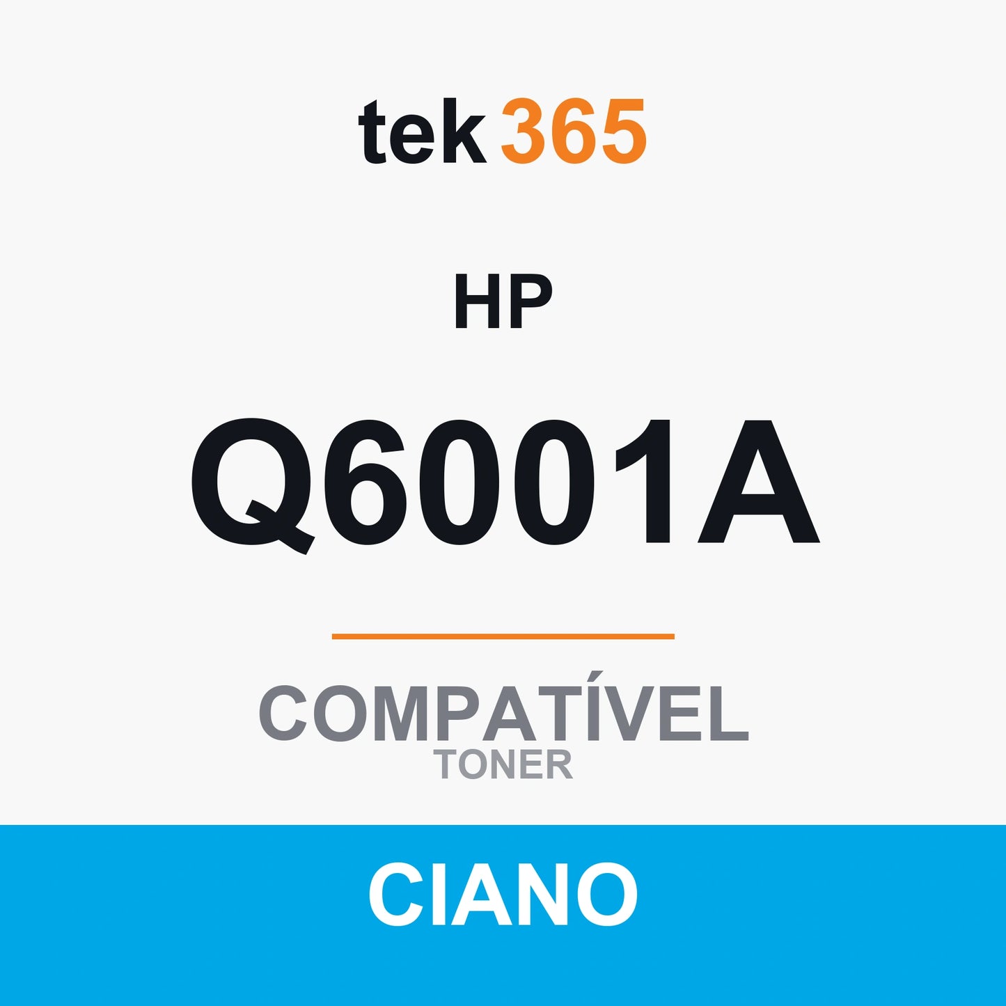Toner Compativel HP Q6001A-CIANO-CYAN Ciano