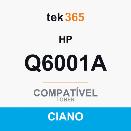 Toner Compativel HP Q6001A-CIANO-CYAN Ciano