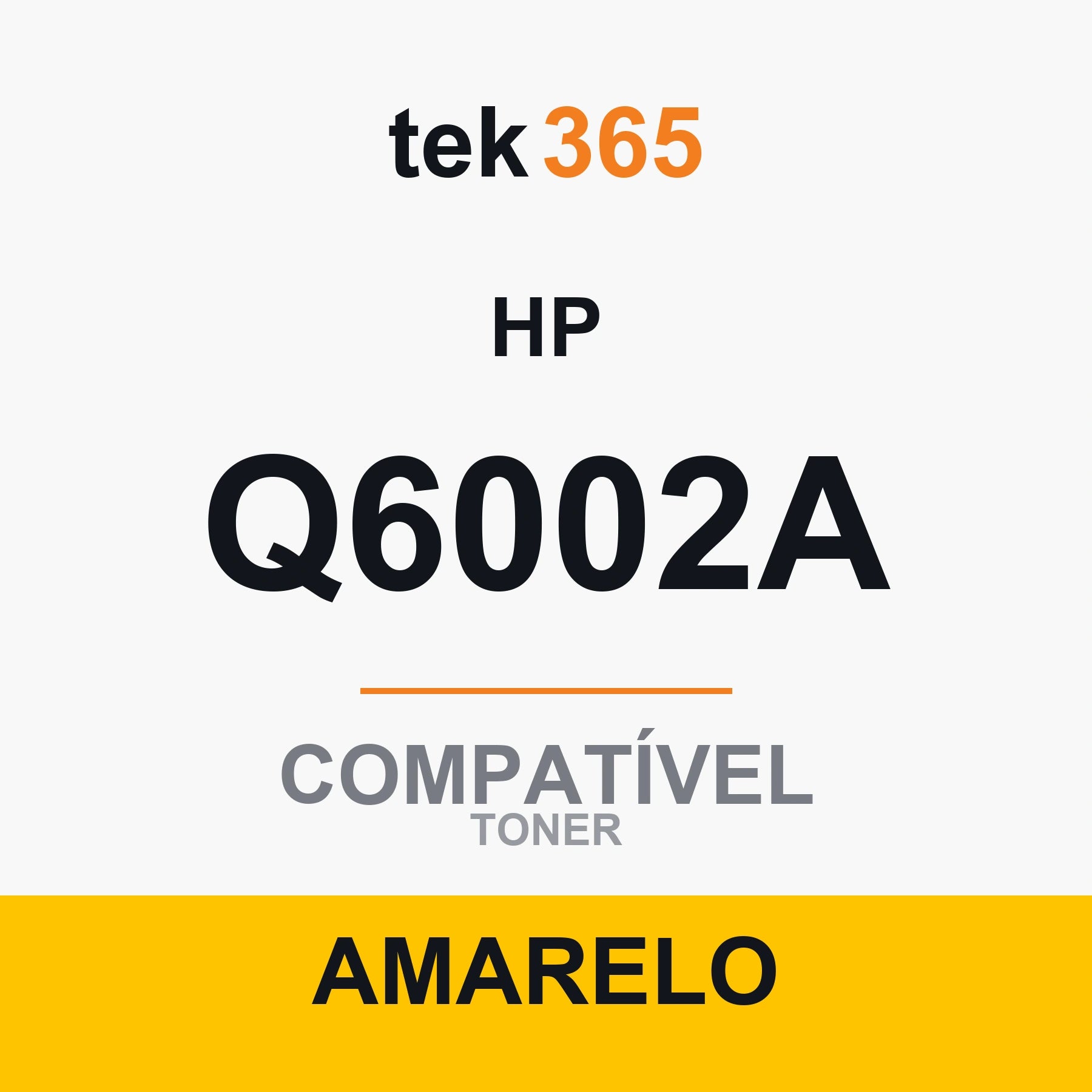 Toner Compativel HP Q6002A-AMARELO-YELLOW Amarelo
