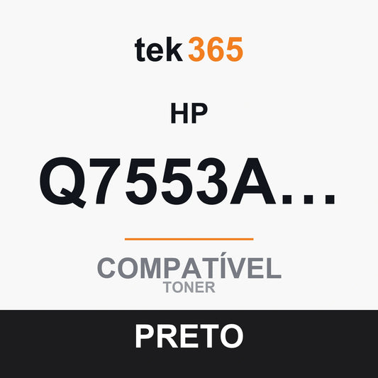 Toner Compativel HP Q7553A-Q5949A-PRETO-BLACK Preto