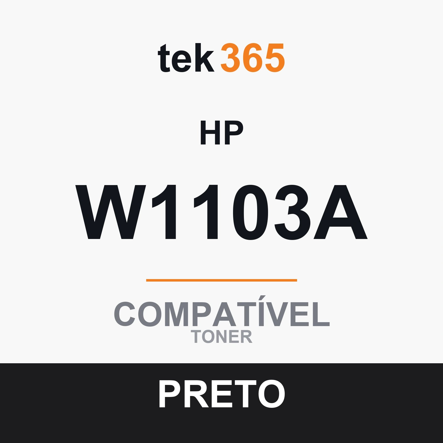 Toner Compativel HP W1103A-PRETO-BLACK Preto