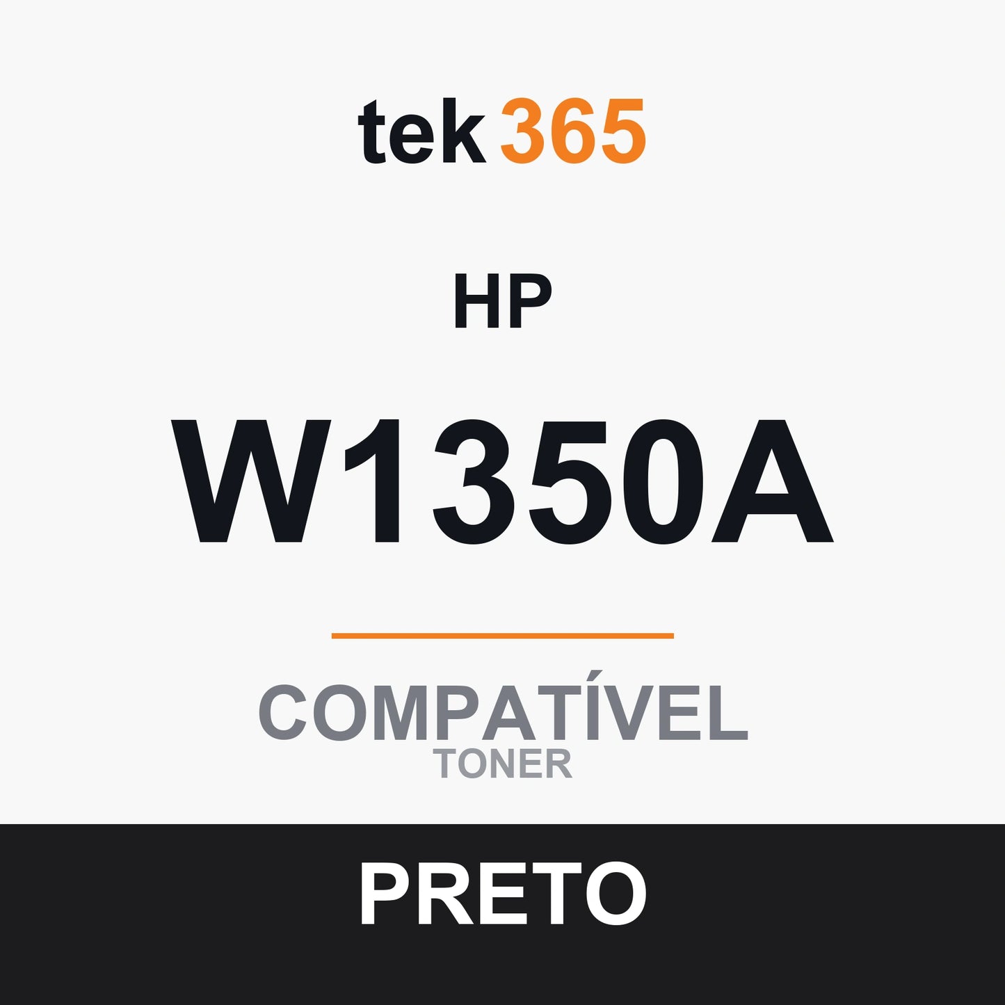 Toner compatível HP W1350A Preto
