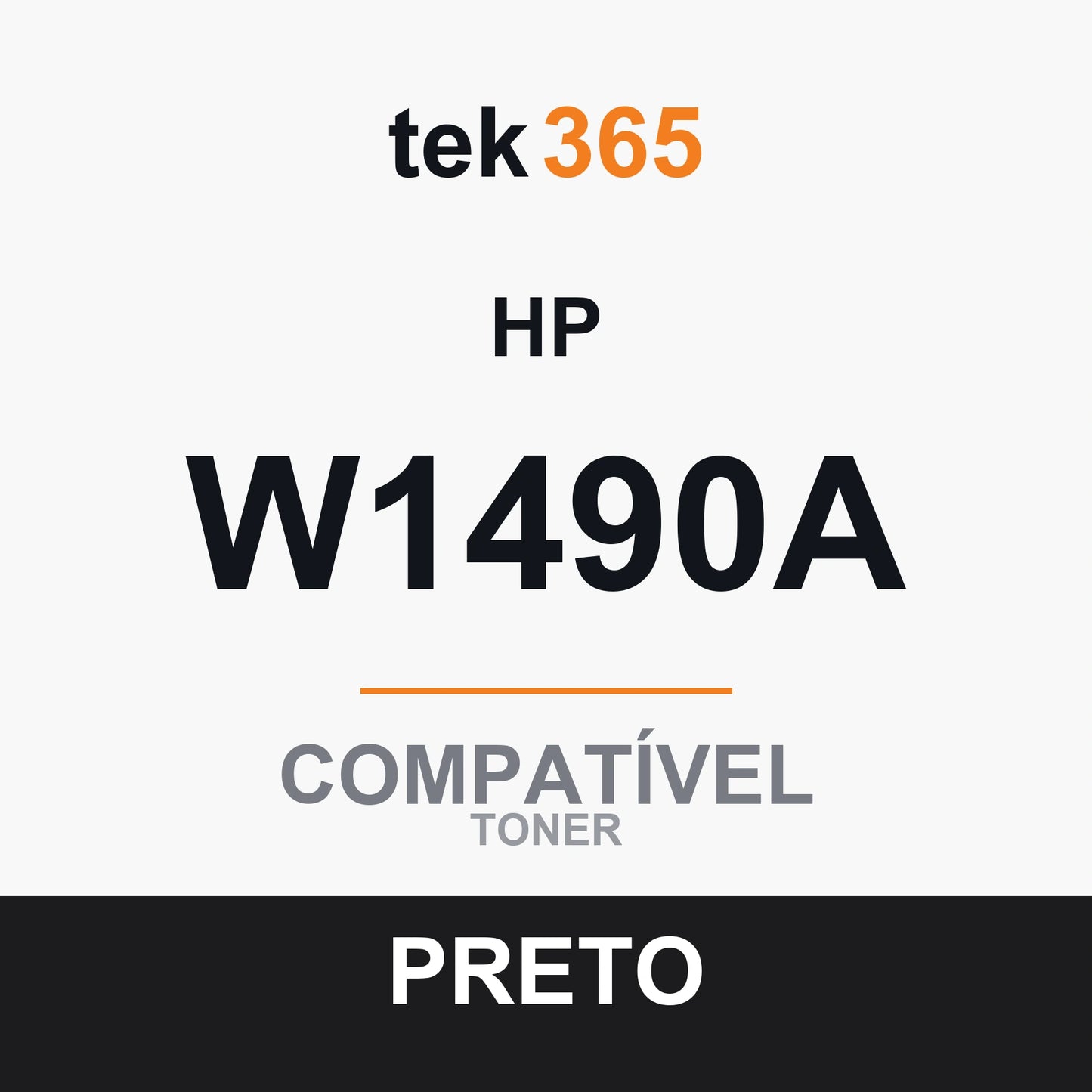Toner compatível HP W1490A Preto