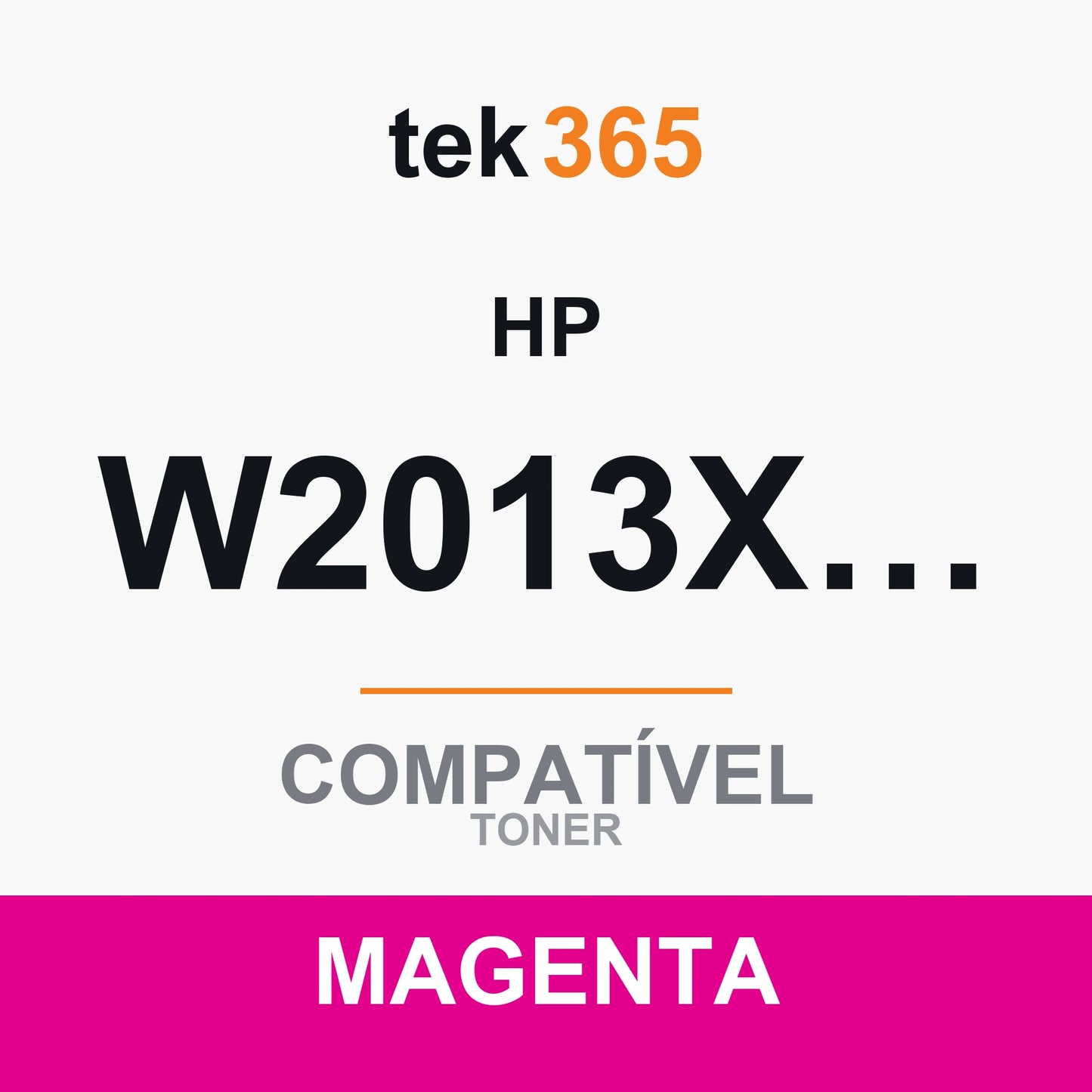 Toner Compativel HP W2013X-W2013A-MAGENT-MAGENTA Magenta