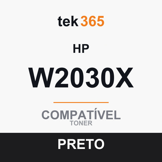Toner compatível HP W2030X Preto