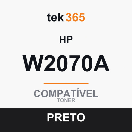 Toner compatível HP W2070A Preto
