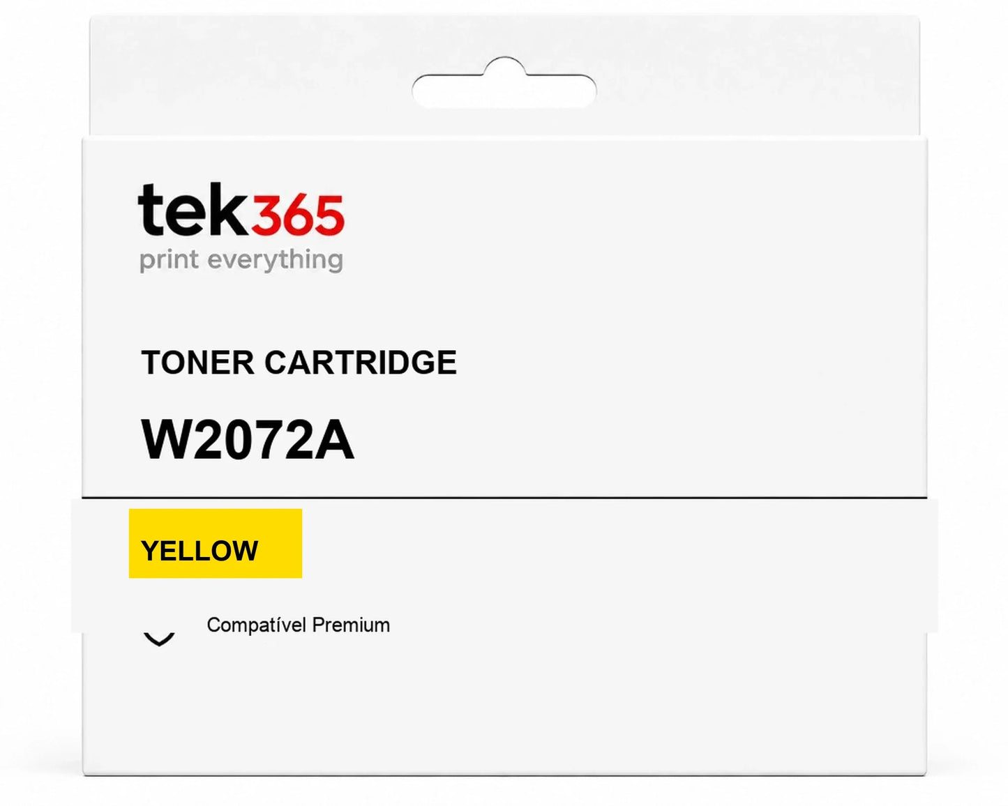 Toner compatível HP W2072A Amarelo