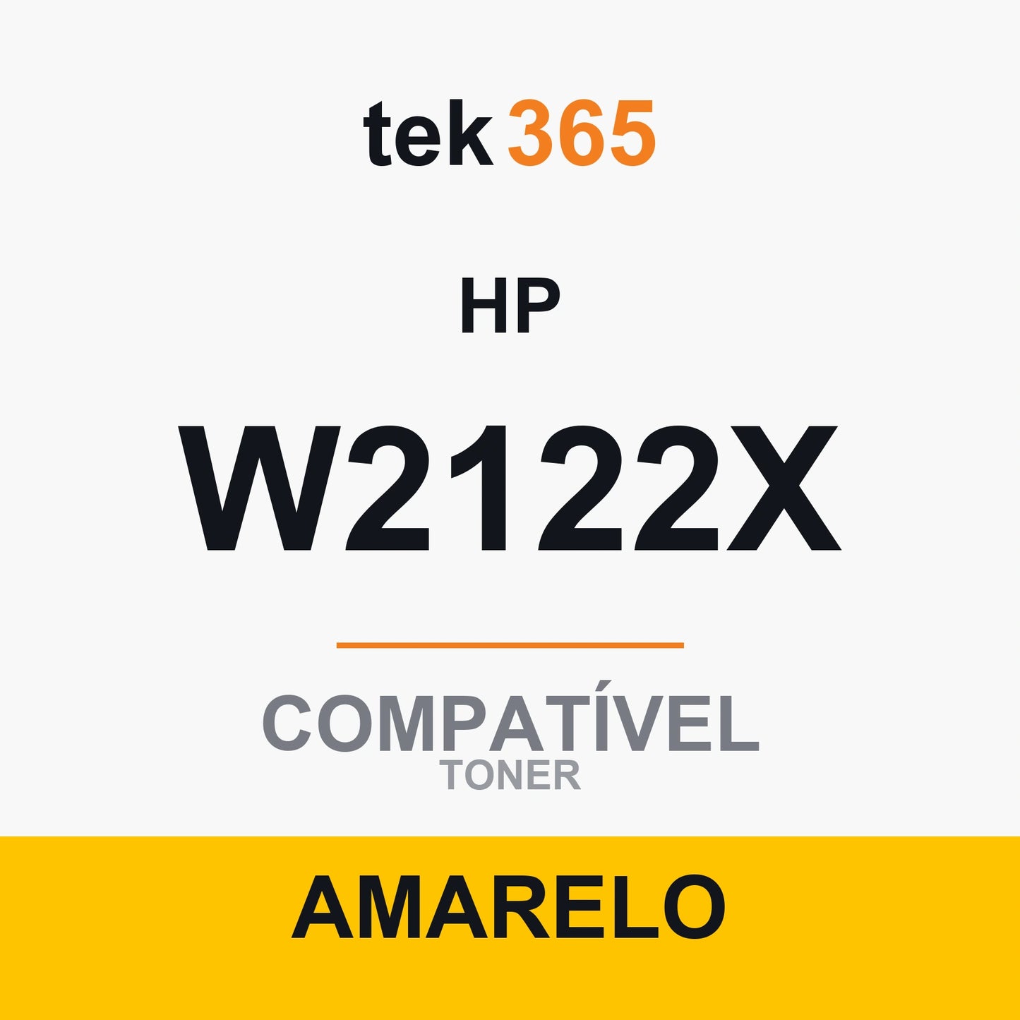 Toner compatível HP W2122X Amarelo