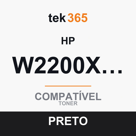 Toner compatível HP W2200X/W2200A Preto