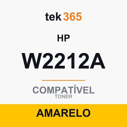 Toner compatível HP W2212A Amarelo