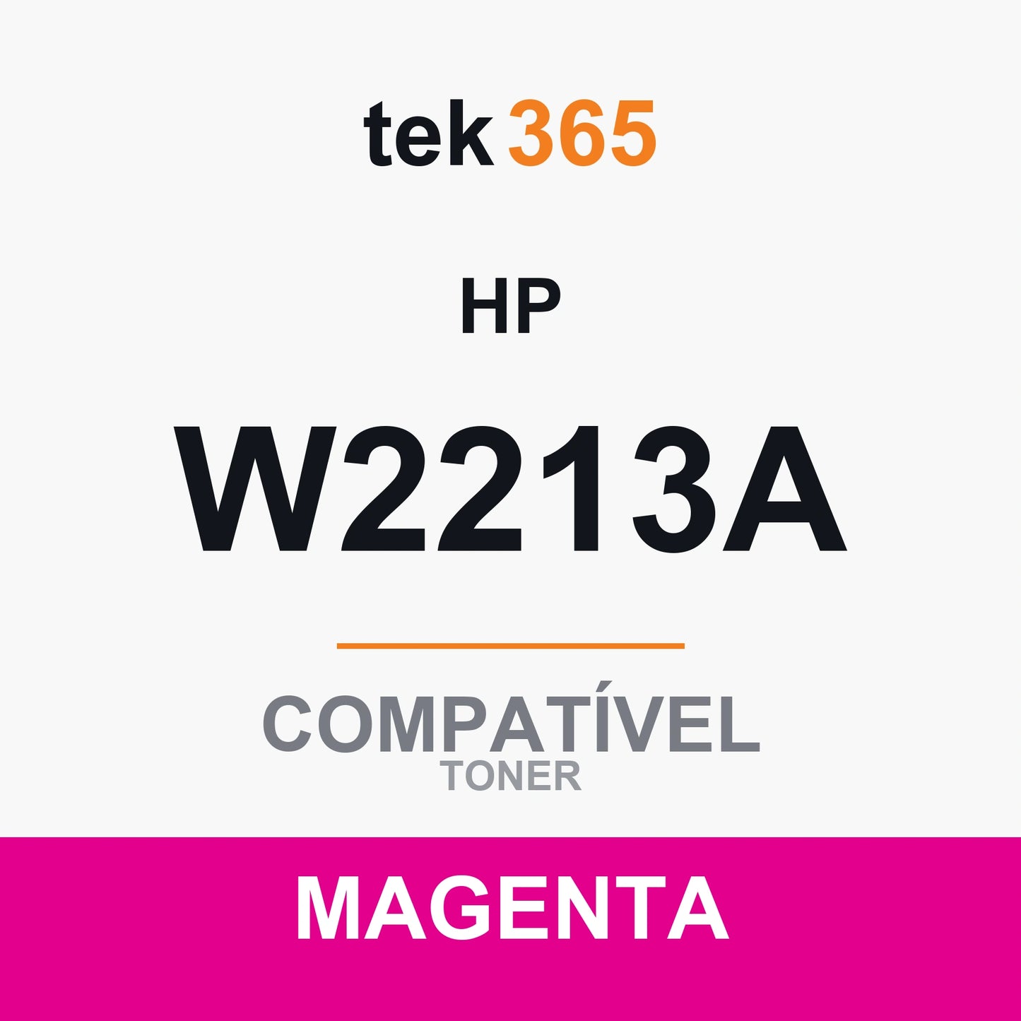 Toner compatível HP W2213A Magenta