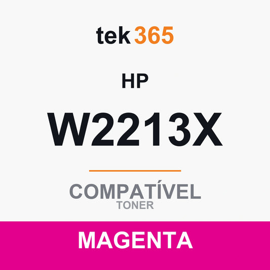 Toner compatível HP W2213X Magenta