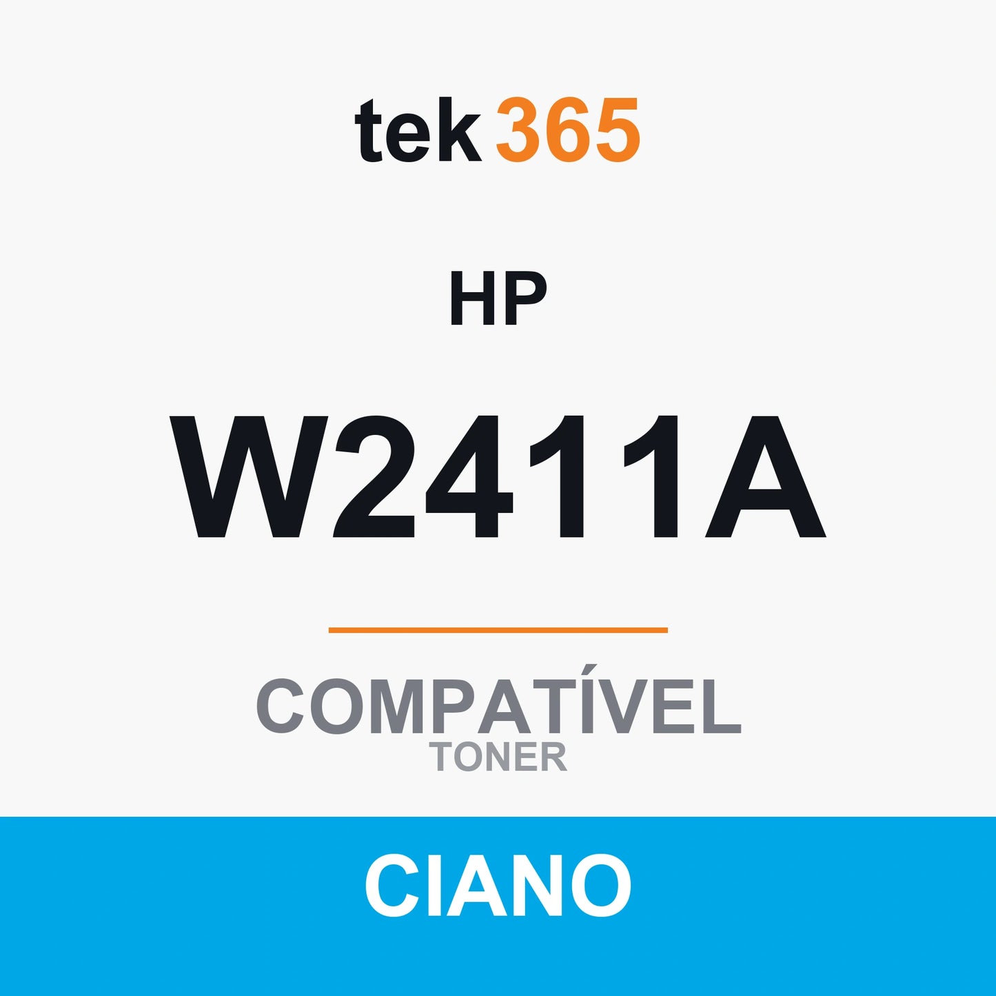 Toner compatível HP Xerox Everyday HP W2411A Ciano