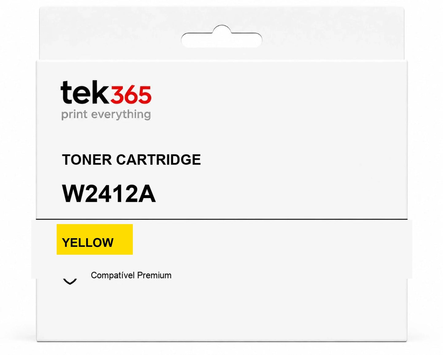 Toner compatível HP W2412A Amarelo