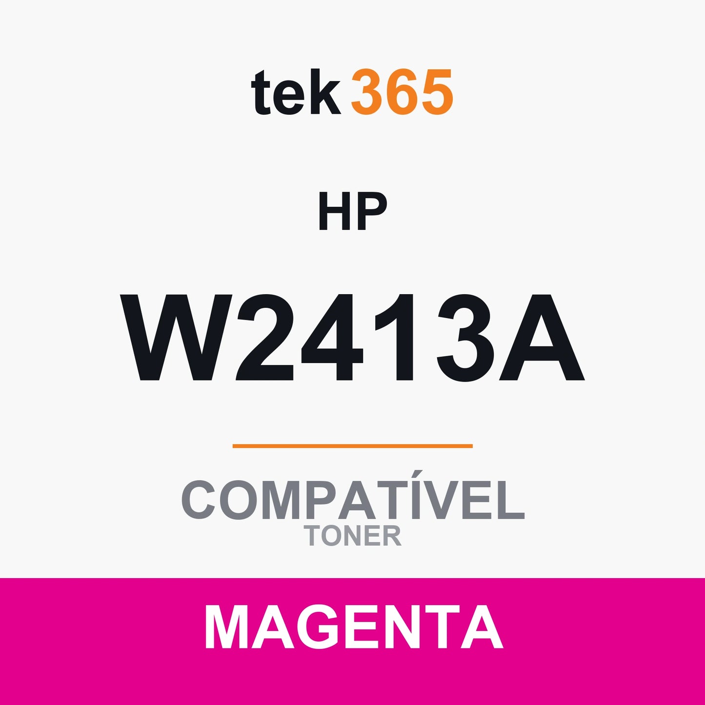 Toner compatível HP W2413A Magenta