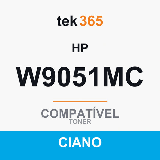 Toner Compativel HP W9051MC-CIANO-CYAN Ciano
