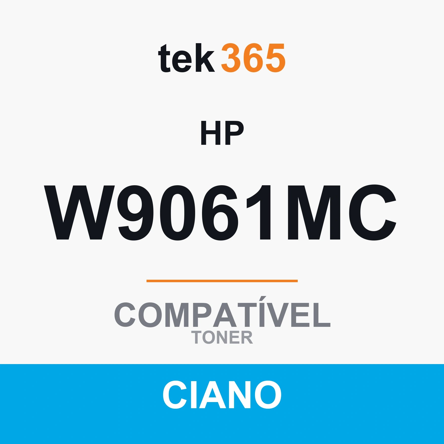 Toner Compativel HP W9061MC-CIANO-CYAN Ciano