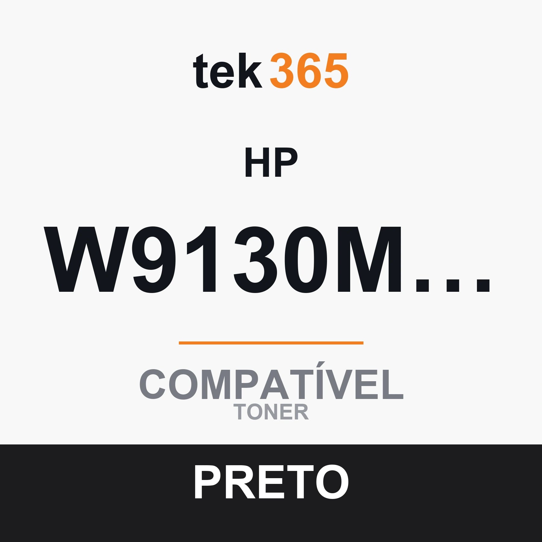 Toner Compativel HP W9130MC-W9120MC-PRET-BLACK Preto