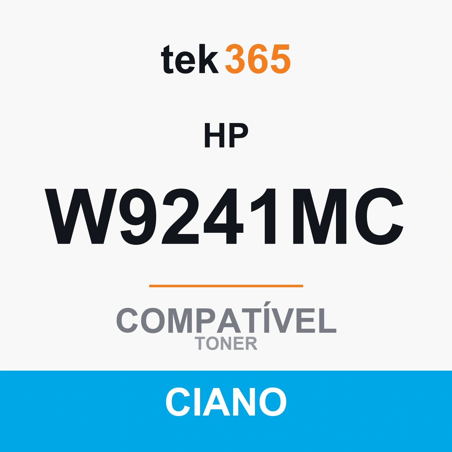 Toner Compativel HP W9241MC-CIANO-CYAN Ciano